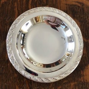 Silver plated candy dish